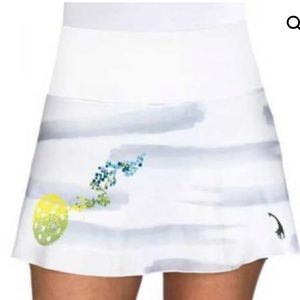 RARE Like new LACOA LacoaSports pixels tennis ball pickleball skirt tennis skirt